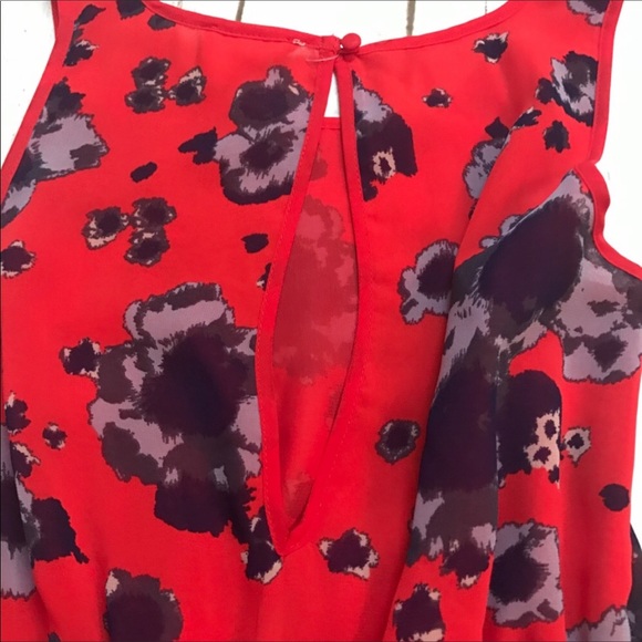 Urban Outfitters Pins and Needles Red Floral Dress - Picture 4 of 5